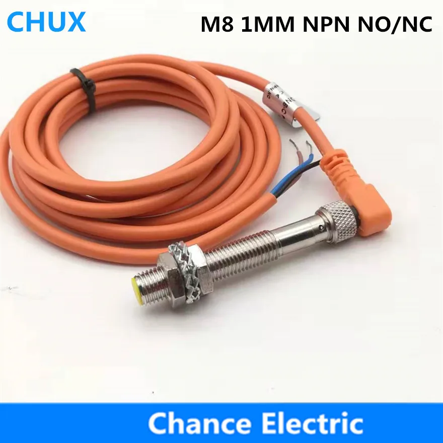 Индуктивный датчик приближения бесплатная доставка M8 1 мм NPN NO/NC flush type IM8 с