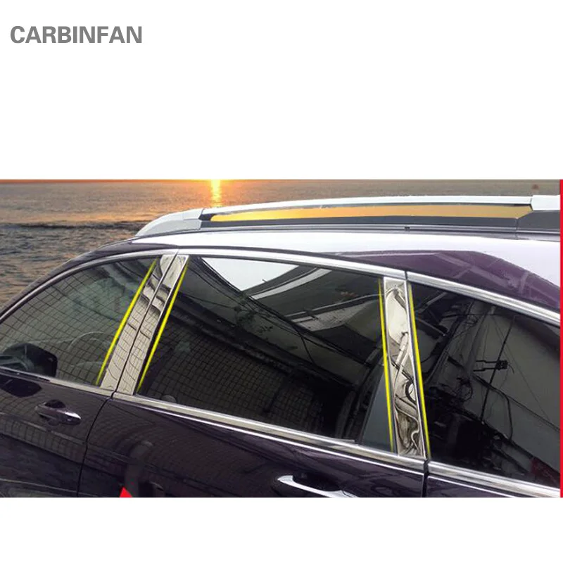 Нержавеющая сталь окна автомобиля столб пост крышка PC отделка дверь боковая