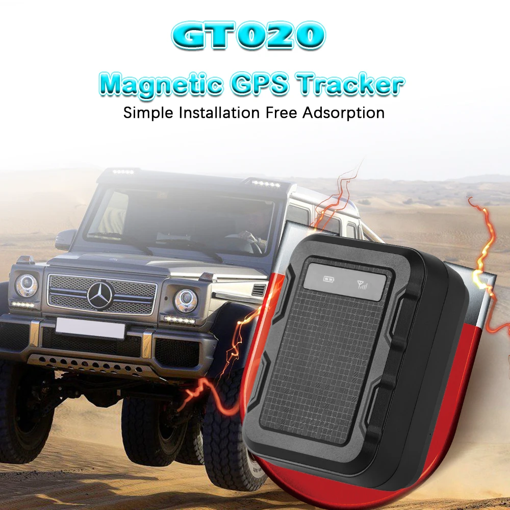 Портативный мощный магнитный GPS трекер GT020 устройство для отслеживания в