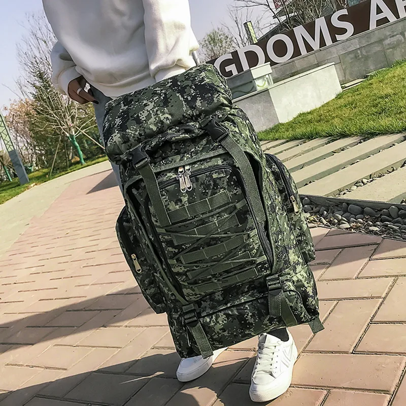 Открытый военный рюкзак большой походный альпинистский рюкзак Камуфляжный мягкий рюкзак для мужчин походный рюкзак для путешествий