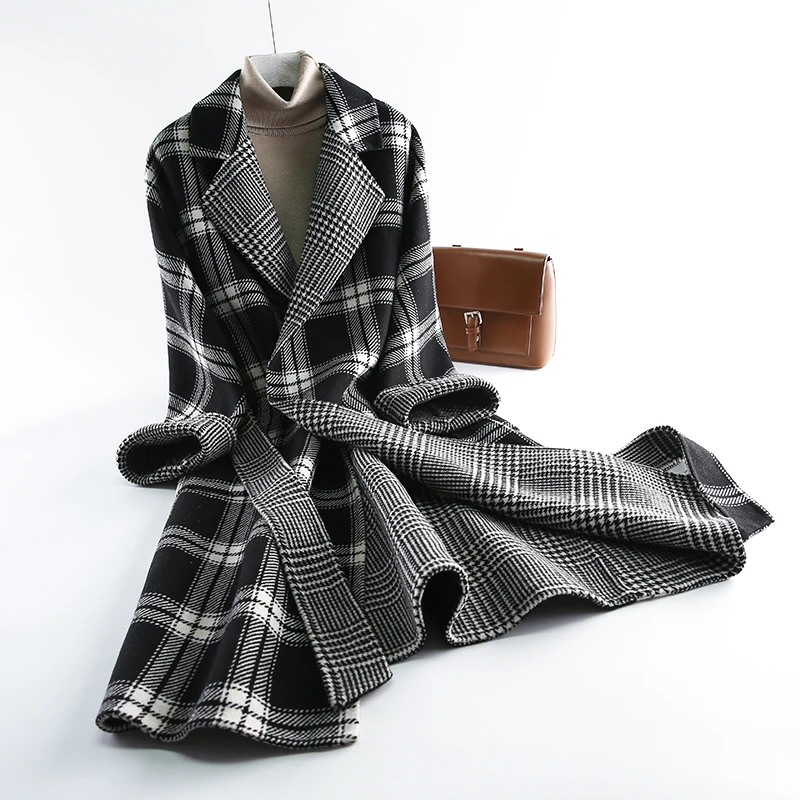 Новая британская Высокая мода подиум 2020 зимнее женское негабаритное винтажное 80%