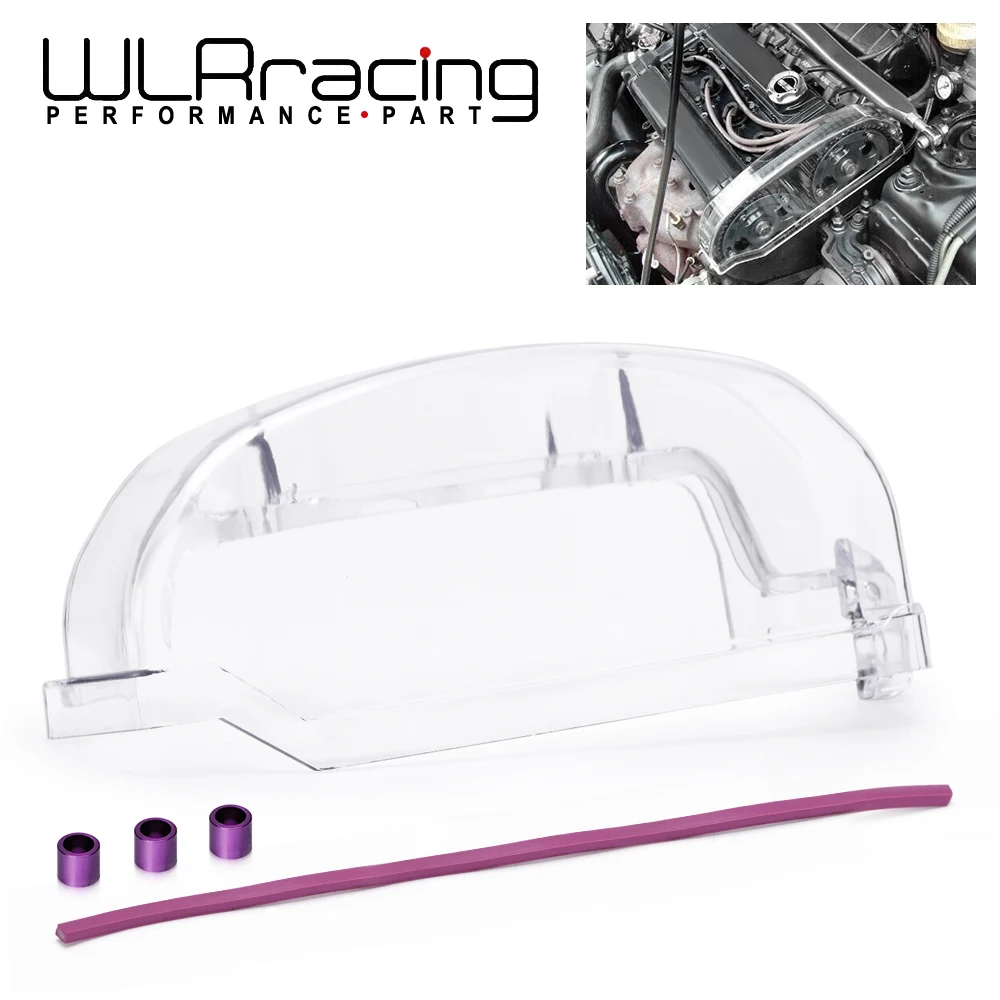 Крышка шкива WLR Clean Cam для 92 96 Mitsubishi Lancer EVO 1 3/DSM 4G63 4G63T прозрачный шкив крышка ремня