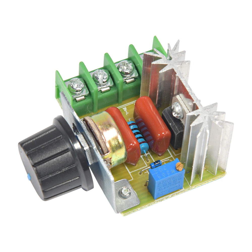 Регулятор напряжения SCR 2000 Вт диммер контроллер скорости двигателя переменного