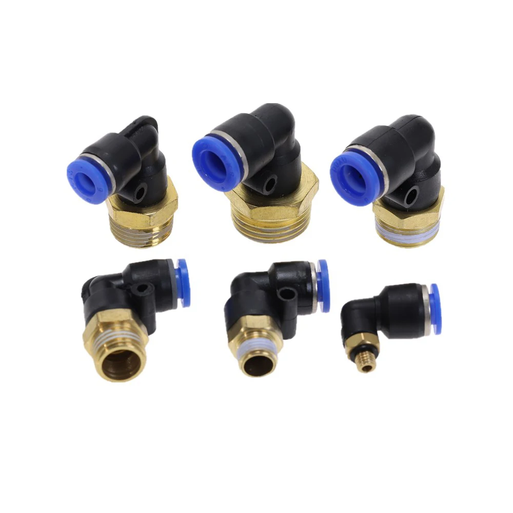 Пневматические Фитинги PL наружный диаметр 4 6 8 10 12 14 16 мм 1/8 дюйма 1/4 3/8 1/2 наружная