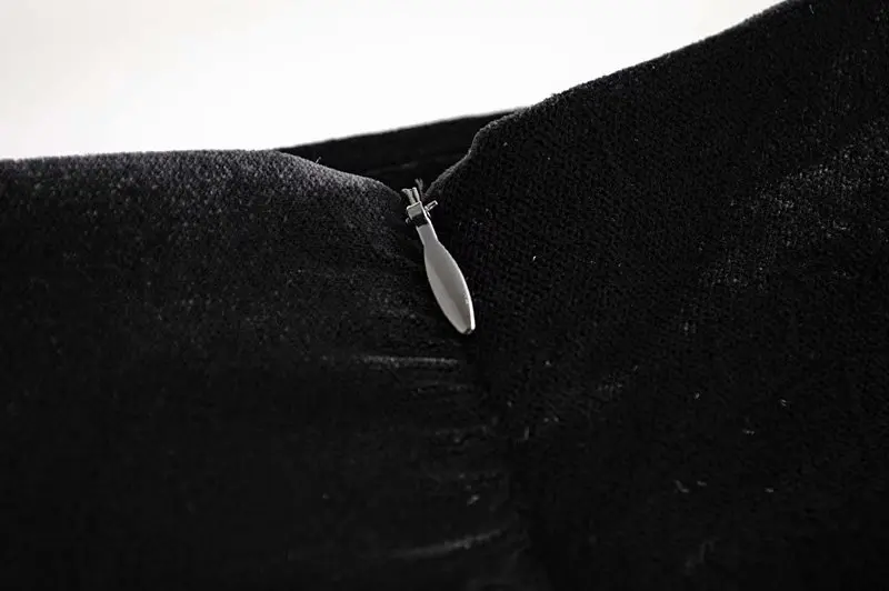 Bazaleas винтажная юбка с оборками женская сексуальная бархатная черная короткая на