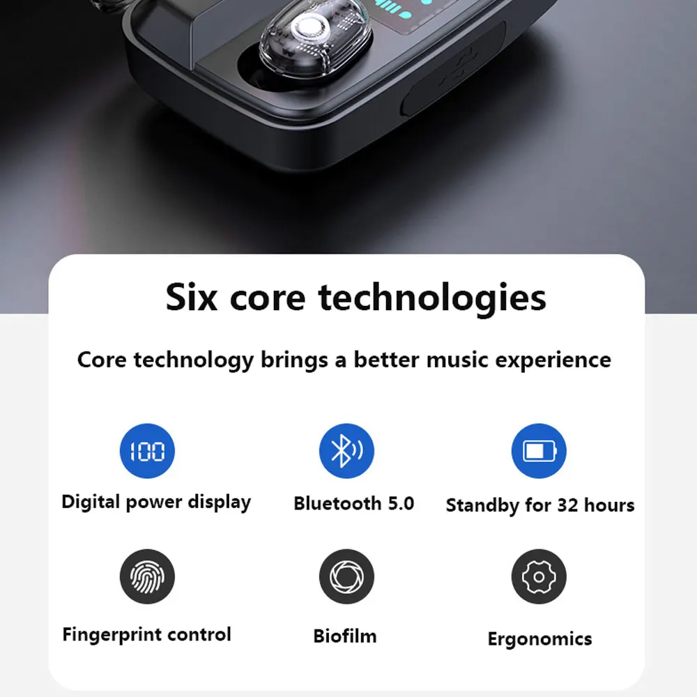 Bluetooth наушники TWS беспроводные Blutooth 5,0 наушники Handsfree спортивные наушники-вкладыши игровая гарнитура телефон PK GT2