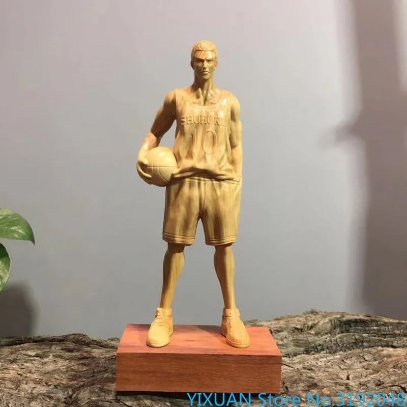 

Настоящая деревянная Клифф кипарисовая резьба из самшита slam - dunk мастер ручная двухмерная кукла модель вишневого дерева Цветочная дорожка