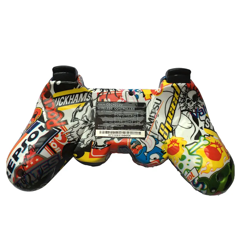 Беспроводной игровой джойстик Bluetooth Двойной вибрационный контроллер для PS3 3