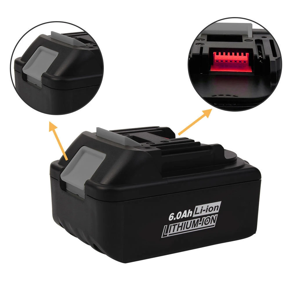 VANON для Makita BL1860 18V 6000mAh Замена литий ионная батарея 6 0 Ah li ion BL1860B BL1840 BL1815