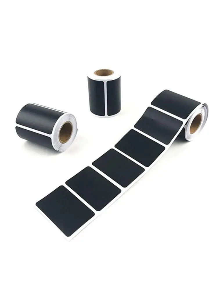 120 шт/рулон наклейки в виде меловой доски стираемые этикетки самоклеющиеся ярлык