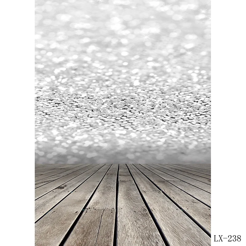 

SHENGYONGBAO Light Spot Bokeh Glitter Wooden Floor Portrait Photography Backdrops Props Photo Studio Backgrounds 21222 LX-03