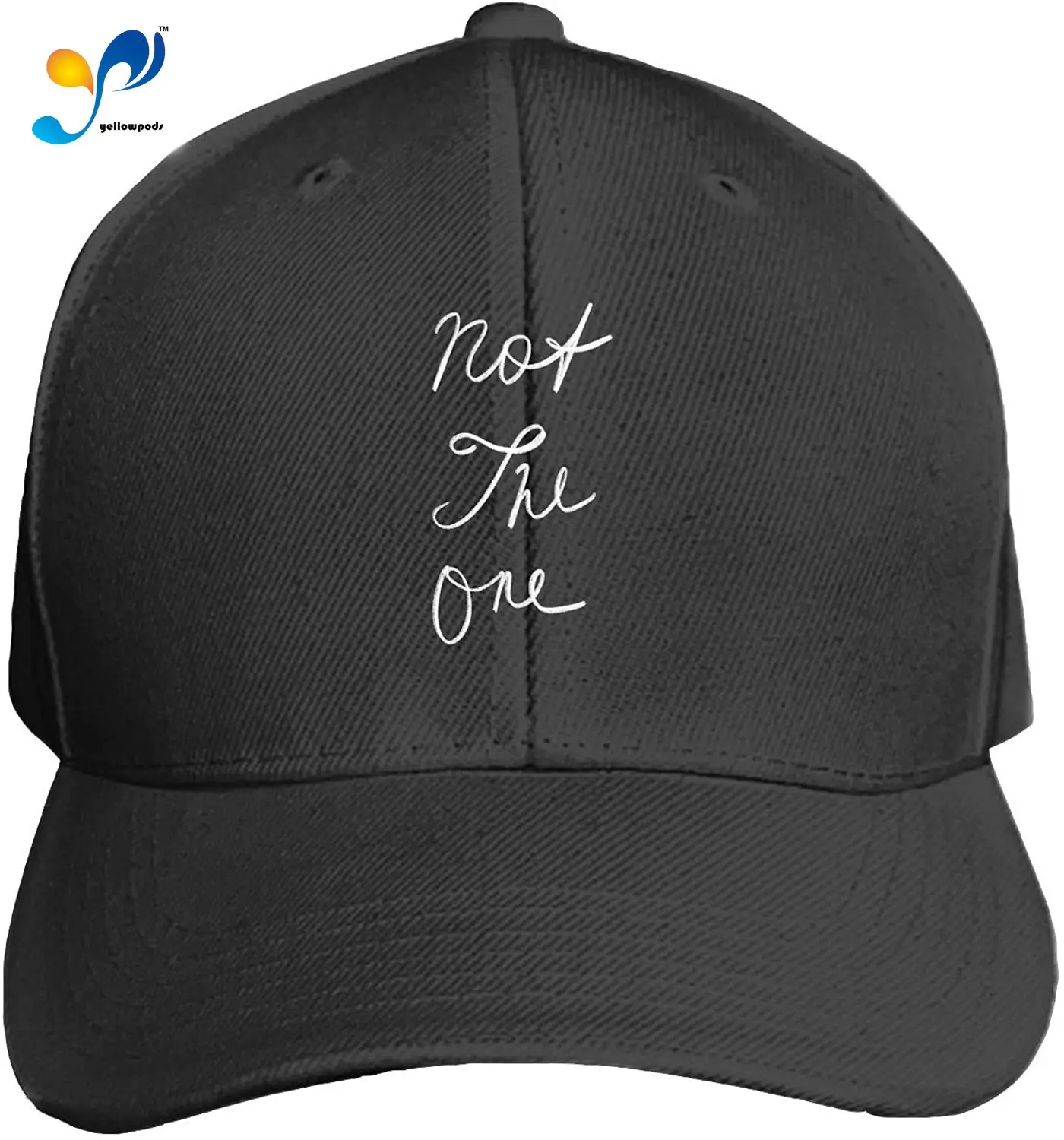 

Not The One Unisex Washed Twill Baseball Cap Adjustable Peaked Sandwich Hat