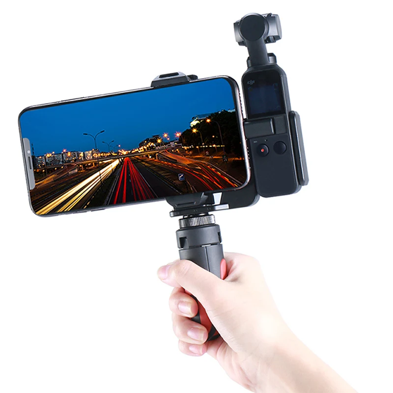 ulanzi mini portable tripod for dji osmo pocket camera handle grip phone mount clip holder bracket desktop tripod accessories free global shipping