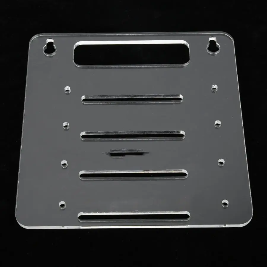 Clear Acrylic 4 Layer Hard Disk Drive Rack Desktop Computer 3.5 inch HDD Cage Tray New | Компьютеры и офис