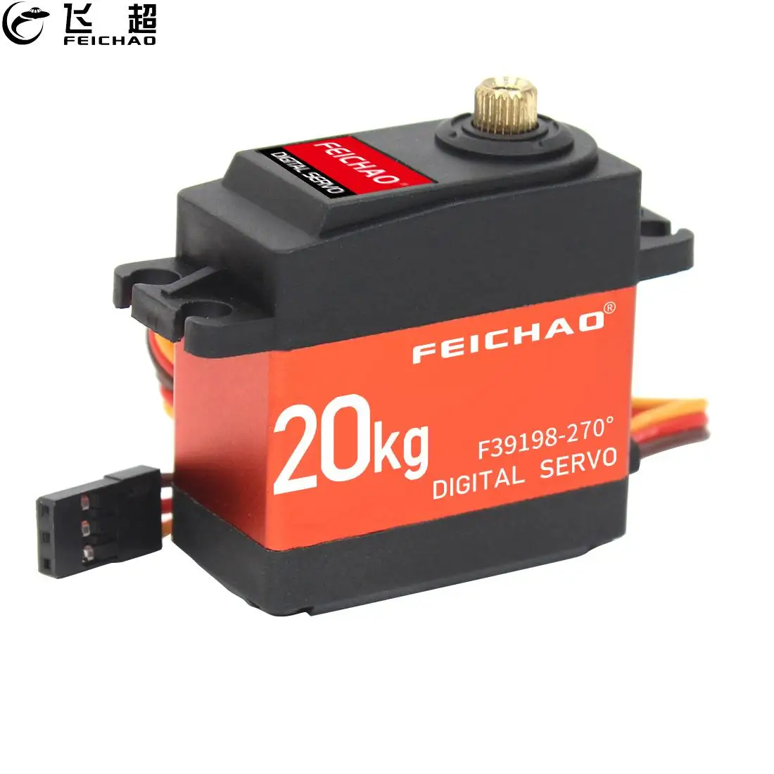 

FEICHAO 20Kg Waterproof High Torque Digital Servo 180 270 360 Degree with Metal Gear/25T Arm for RC Helicopter Car Buggy Truck