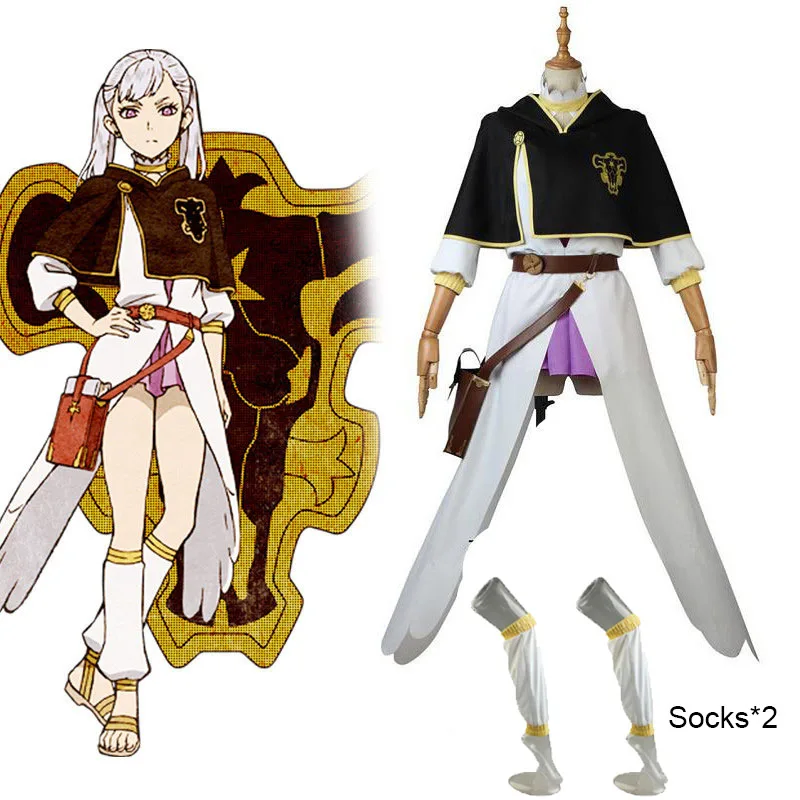

Anime Costume Black Clover Noell Silva Cosplay Magic Robe Female Magician Uniforms Noell Silva Costumes Halloween Carnival