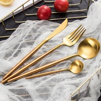 gold cutlery set 1810 stainless steel cutlery modern dinner sets fork and knife set gold utensils set tableware kitchen home