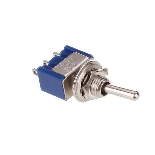 3x 2 полосная 3 полюсный Вкл/на мини тумблер темно синий и серебристый Высокое