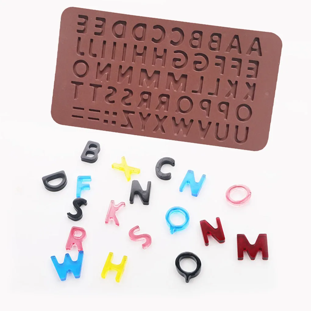 Силиконовая форма для выпечки с буквами многоразовые алфавитные кирпичи лоток