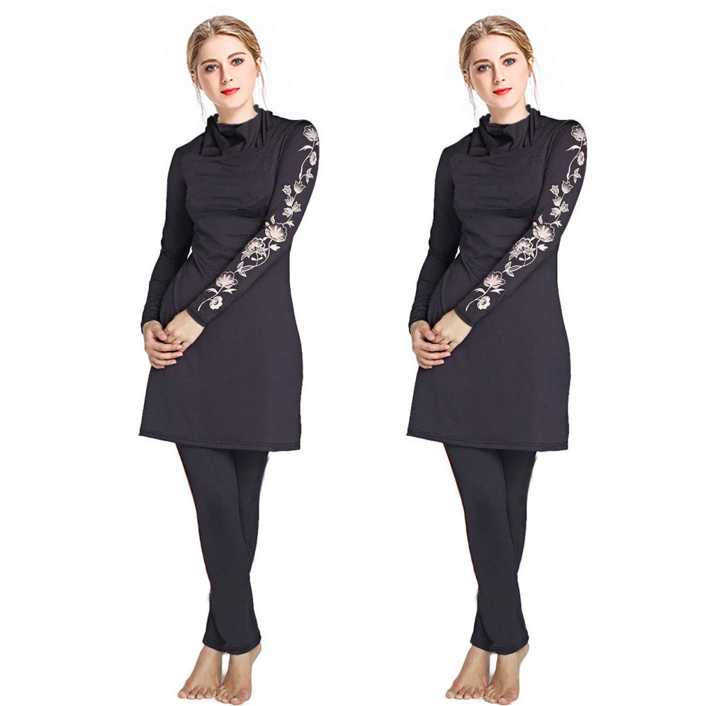 Большой Размеры Исламский купальник Для женщин мусульманский купальный костюм