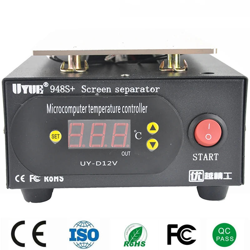 

Hot Sale UYUE 948S+ LCD Separator Machine Screen Repair Machine Build-in Pump Vacuum Kit For IPhone For Samsung+Gift