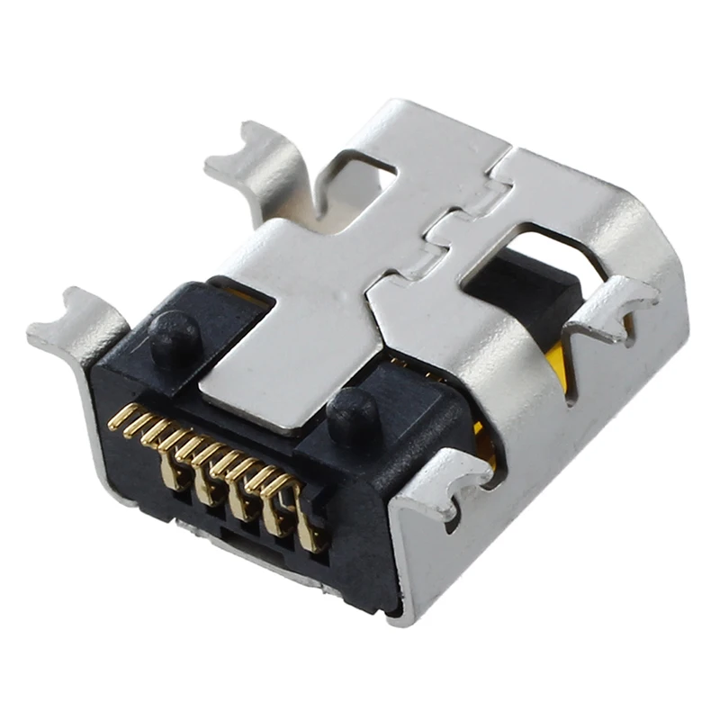 10 Pcs Female Mini USB Type B Pin SMT SMD Mount Jack Connector Port | Обустройство дома