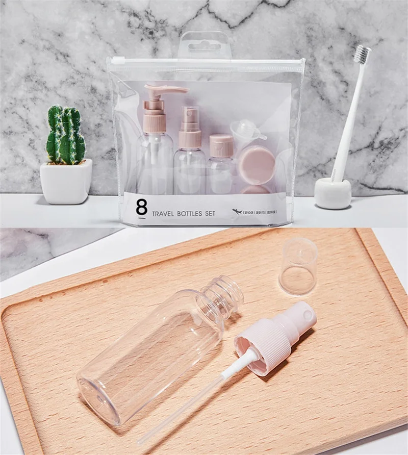 Дорожный набор герметичных бутылок 8 шт./компл. многоразовый контейнер для