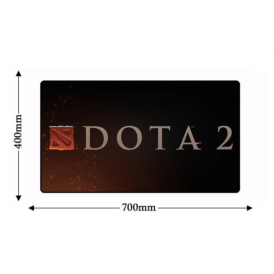 Коврик для мыши большой Lockedge 700*400 мм XL Dota2 игровая игра геймер Клавиатура ноутбука