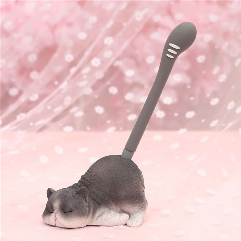 

Cute Pen Holder Creative Resin Pencil Organizer Desktop Ornaments Decoration