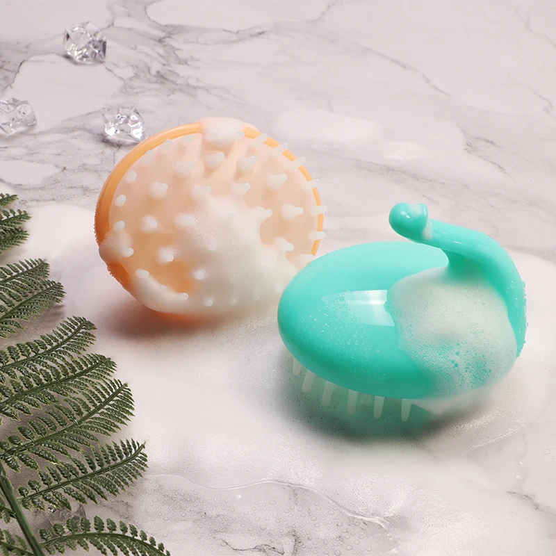 Детская щетка для шампуня расческа волос детский шампунь пластиковый с