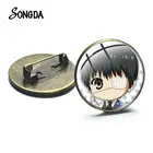 Крутая Подростковая брошь Kaneki Ken с разрезом, брошь на булавке из японского аниме Токийский Гуль, значок на пуговицу, аксессуары для вечеринок, подарок