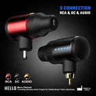 Мини машина токарного станка батарея Беспроводной Питание для татуировки ручка машина ястреб xion постоянного тока RCA аудио соединение Питание