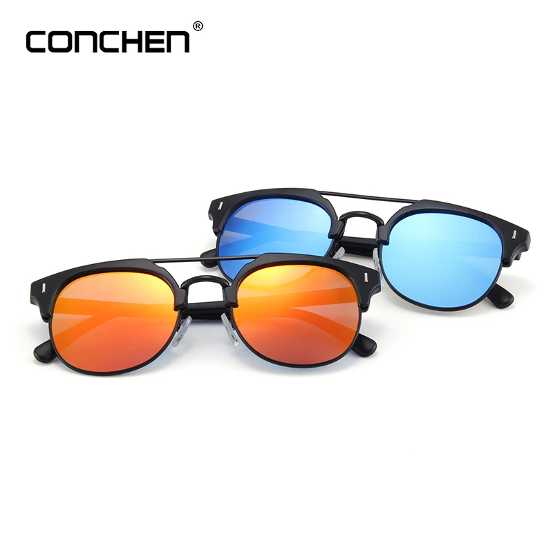 

CONCHEN 2019 New Arrival Sunglasses For Men Women Semi Rimless Fishing Male Sun Glasses Sport Mens Sun Protection Eyewear