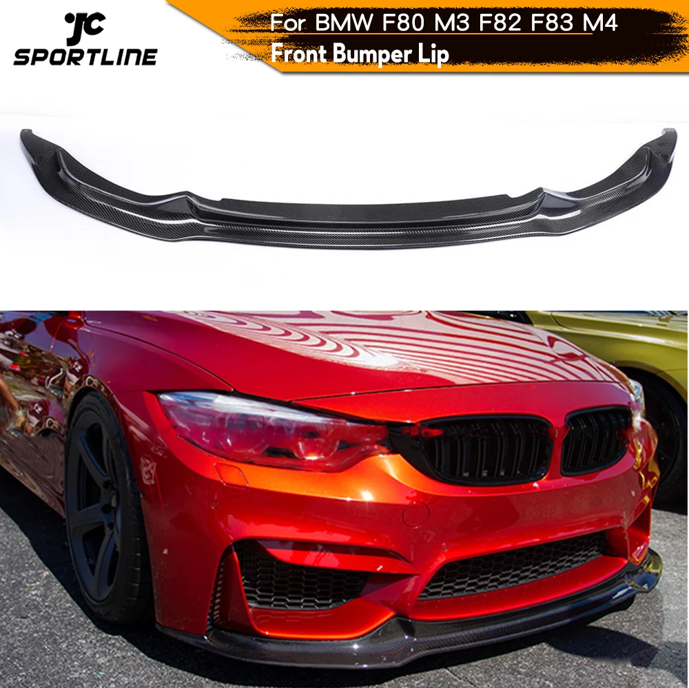 Для BMW F80 M3 F82 F83 M4 2014 2018 седан купе трансформер передний бампер спойлер сплиттеры