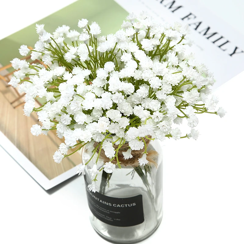 

DIY Home Decoration Accessories Fake Flowers Artificial Gypsophila Artificial Flower Bouquet Wedding Decoration Valentines Day