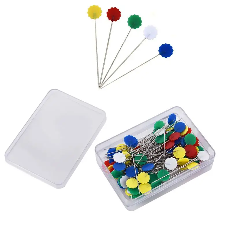 50 шт./компл. булавки для шитья иглы в стиле пэчворк вышивки с цветами аксессуары