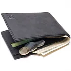 Мужской кошелек, лидер продаж, супертонкий кошелек, хранилище для монет, популярный кошелек двойного сложения, модель F711