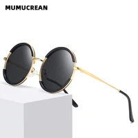 2021 new ladies polarized sunglasses fashion round frame sunglasses outdoor travel sunglasses