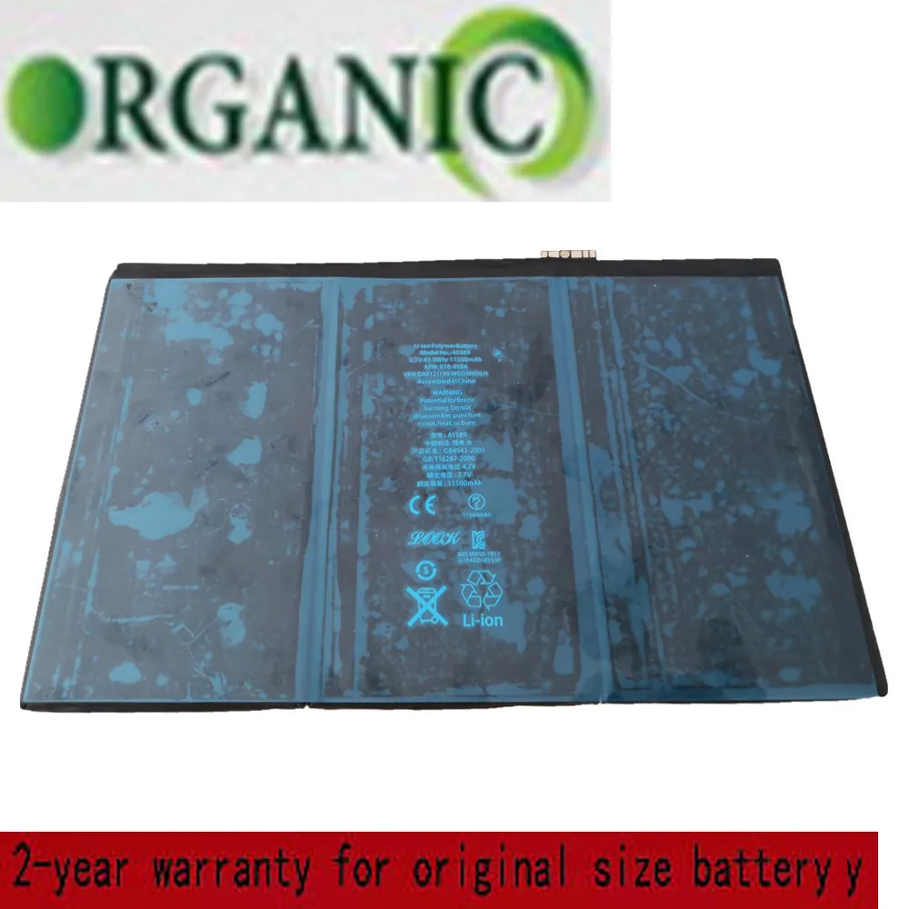 

3.7V 11560mAh A1389 Laptop Battery For Apple iPad 3 3RD 4 Generation A1403 A1416 A1430 A1389 A1458 A1460