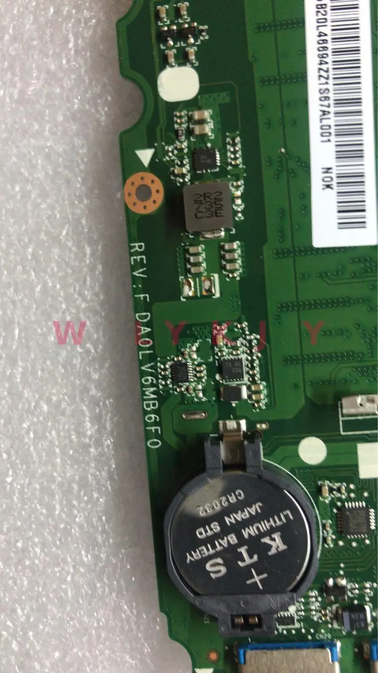 DA0LV6MB6F0 материнская плата для ноутбука Lenovo V310 14ISK V510 15IKB 14IKB ноутбук Процессор i3 6100U