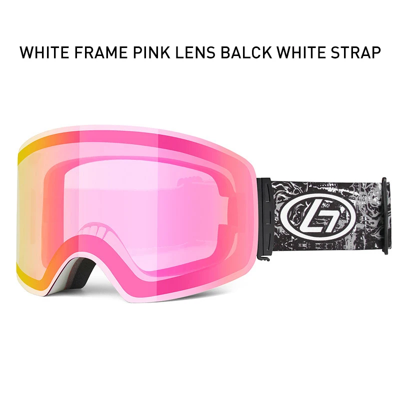 Профессиональные уличные противотуманные лыжные очки унисекс из