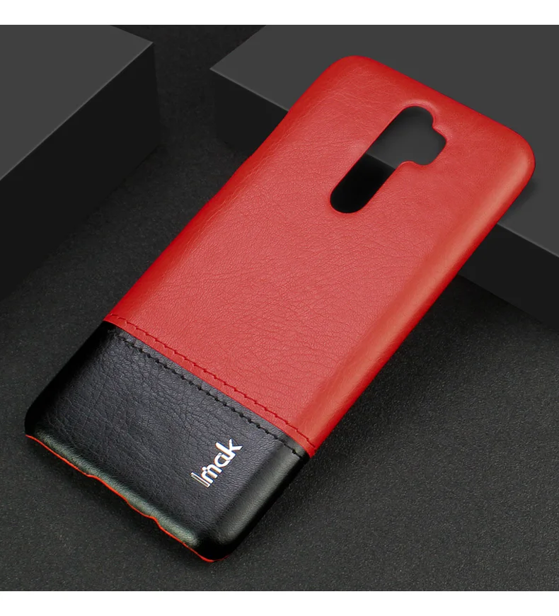 Роскошные Чехлы Imak Ruiyi для Xiaomi Redmi Note8 Note 8 Pro, тонкий чехол для задней крышки телефона, жесткий чехол для ПУ ПК, деловые обложки