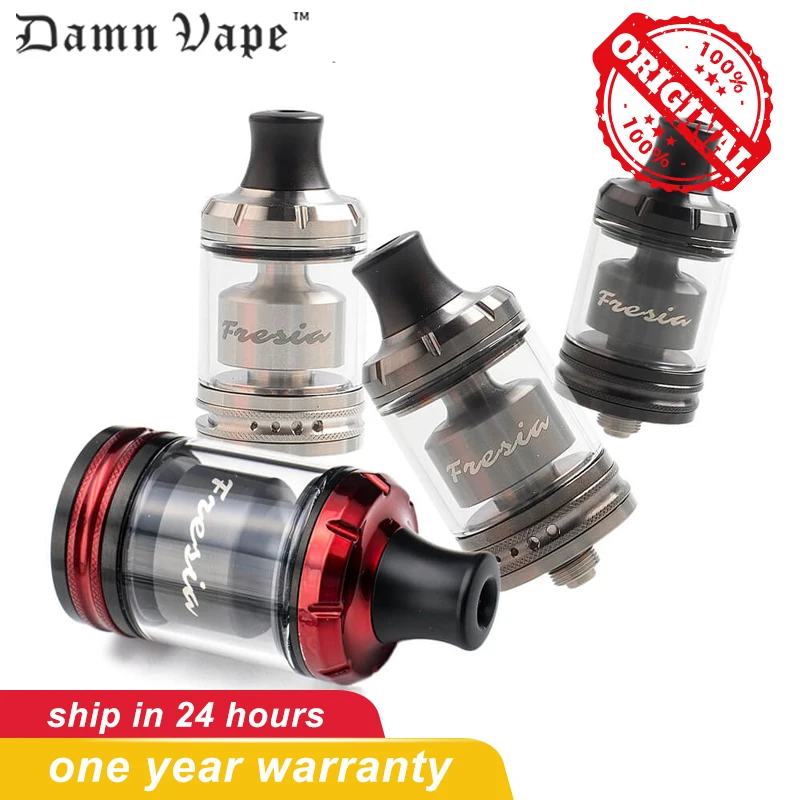 Оригинальный чертов vape Fresia MTL RTA DTL 2/3.5 мл 22 мм бак 510 капельного наконечника