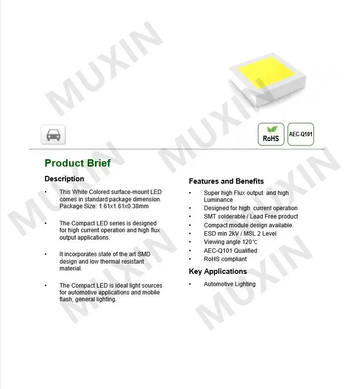 Светодиодная подсветка для телевизора LG Innotek 100 шт. ЖК-подсветка приложение 3 Вт в