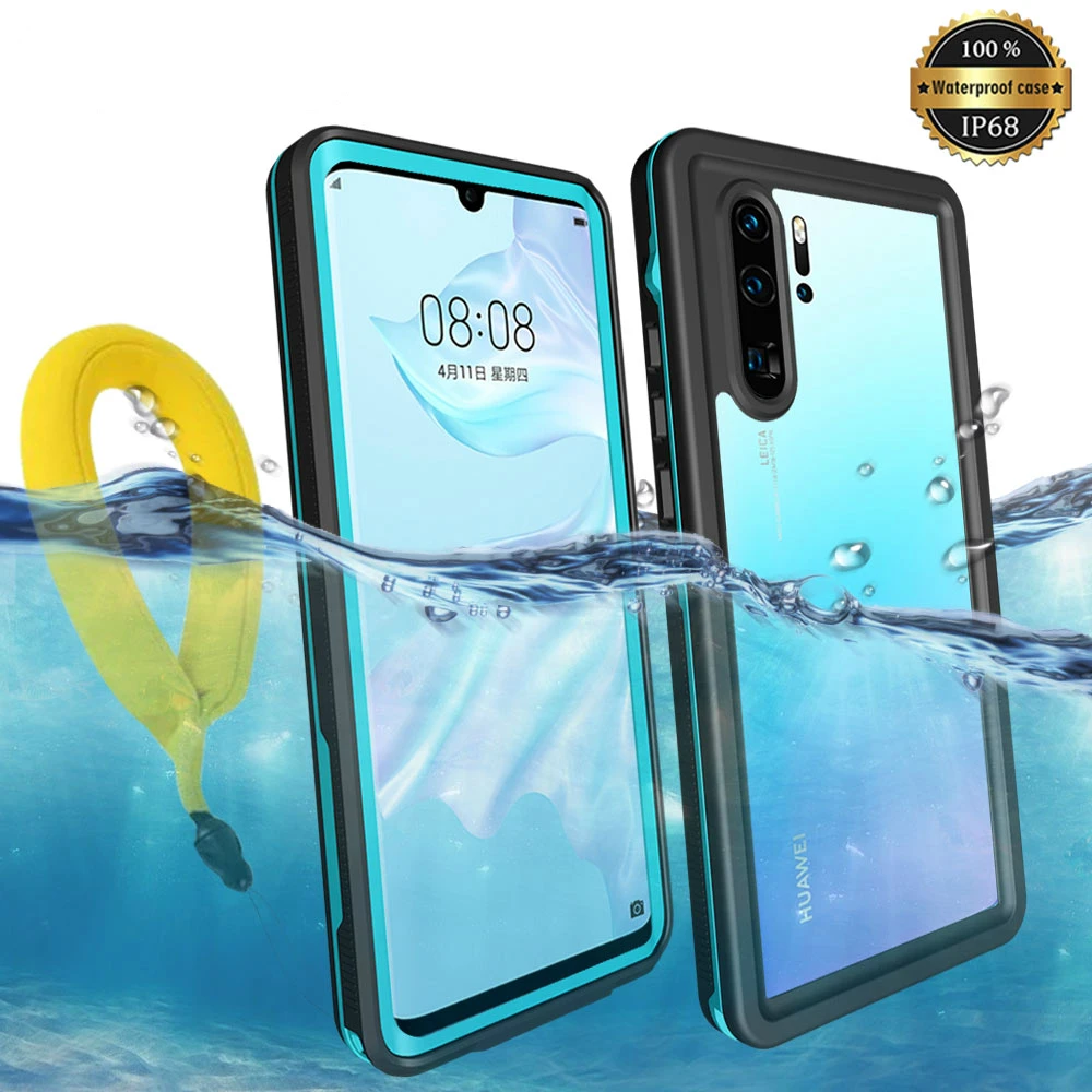 

For Huawei P20 P30 Pro Waterproof IP68 Diving Swim Proof Dustproof Phone Case for Nova 3e 4e Mate 20 30 Pro Outdoor Sport Coque