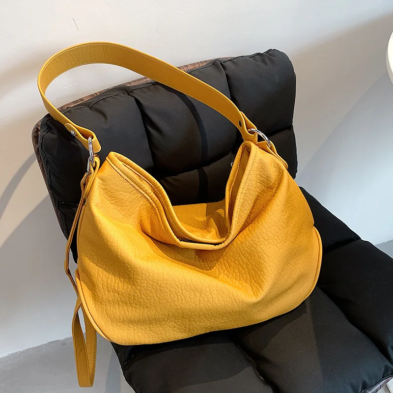 

New Large Capacity Underarm Shoulder Bags for Women Trend Pu Leather Casual Female Crossbody Bags Luxury Designer Handbags