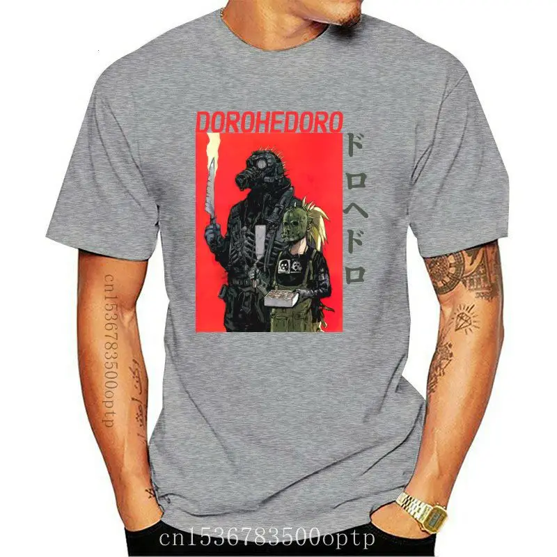 

Новые мужские черные футболки Аниме Dorohedoro, все размеры