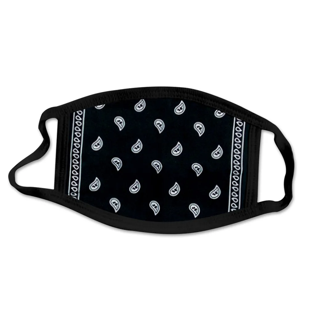 

Unisex 4PCS Fashion Cashew Flower Couple Printed Dustproof Face Masks Multicolor Comfort Reusable Washable protective Masks 2020