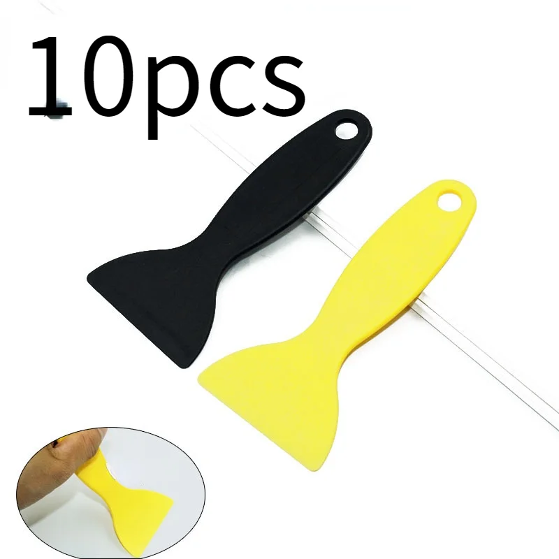 

10x Multi-function Cleaning Shovel Label Sticker Scraper Shovel Glass Decontamination & Glue Removal Small Scraper Car Film Tool