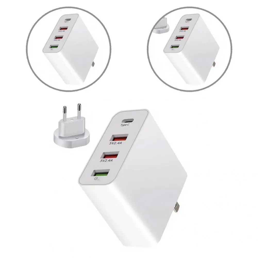 

Intelligent Plug Play QC3.0 PD Dual USB Mini Phone Charger for Travel